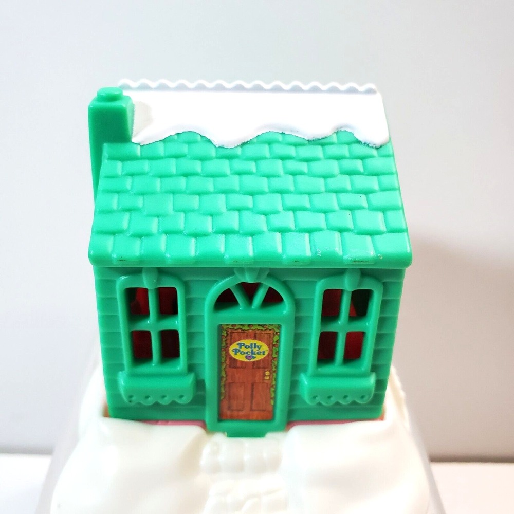 Vintage 1995 Polly Pocket McDonalds Happy Meal Ski Lodge Chalet Bluebird Toys